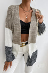 Delicate Open Front Cardigan - MXSTUDIO.COM