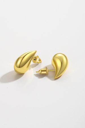 Delighted Admiration Water Drop Brass Earrings - MXSTUDIO.COM