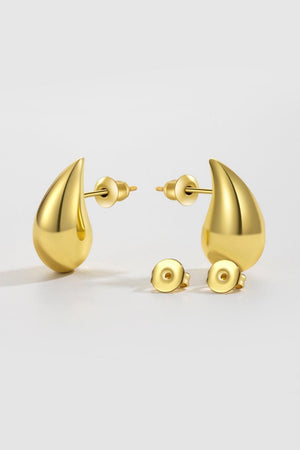 Delighted Admiration Water Drop Brass Earrings - MXSTUDIO.COM