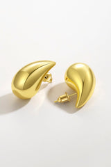 Delighted Admiration Water Drop Brass Earrings - MXSTUDIO.COM