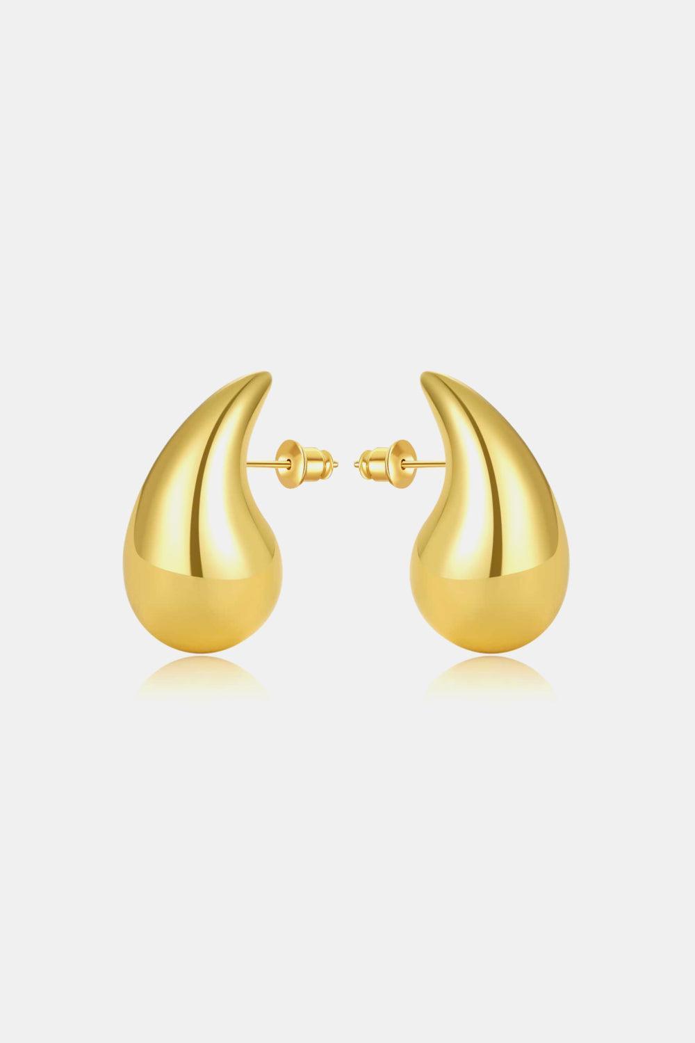 Delighted Admiration Water Drop Brass Earrings - MXSTUDIO.COM