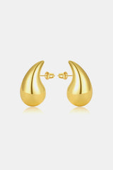 Delighted Admiration Water Drop Brass Earrings - MXSTUDIO.COM