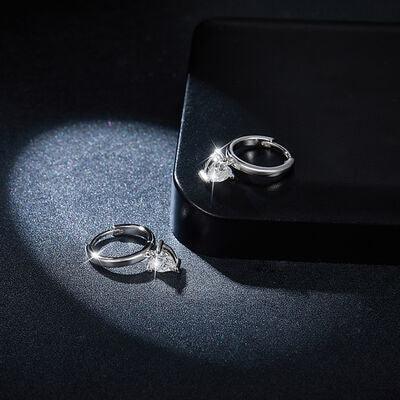 a couple of rings sitting on top of a table