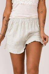 Dovelike Elastic Waist Shorts - MXSTUDIO.COM