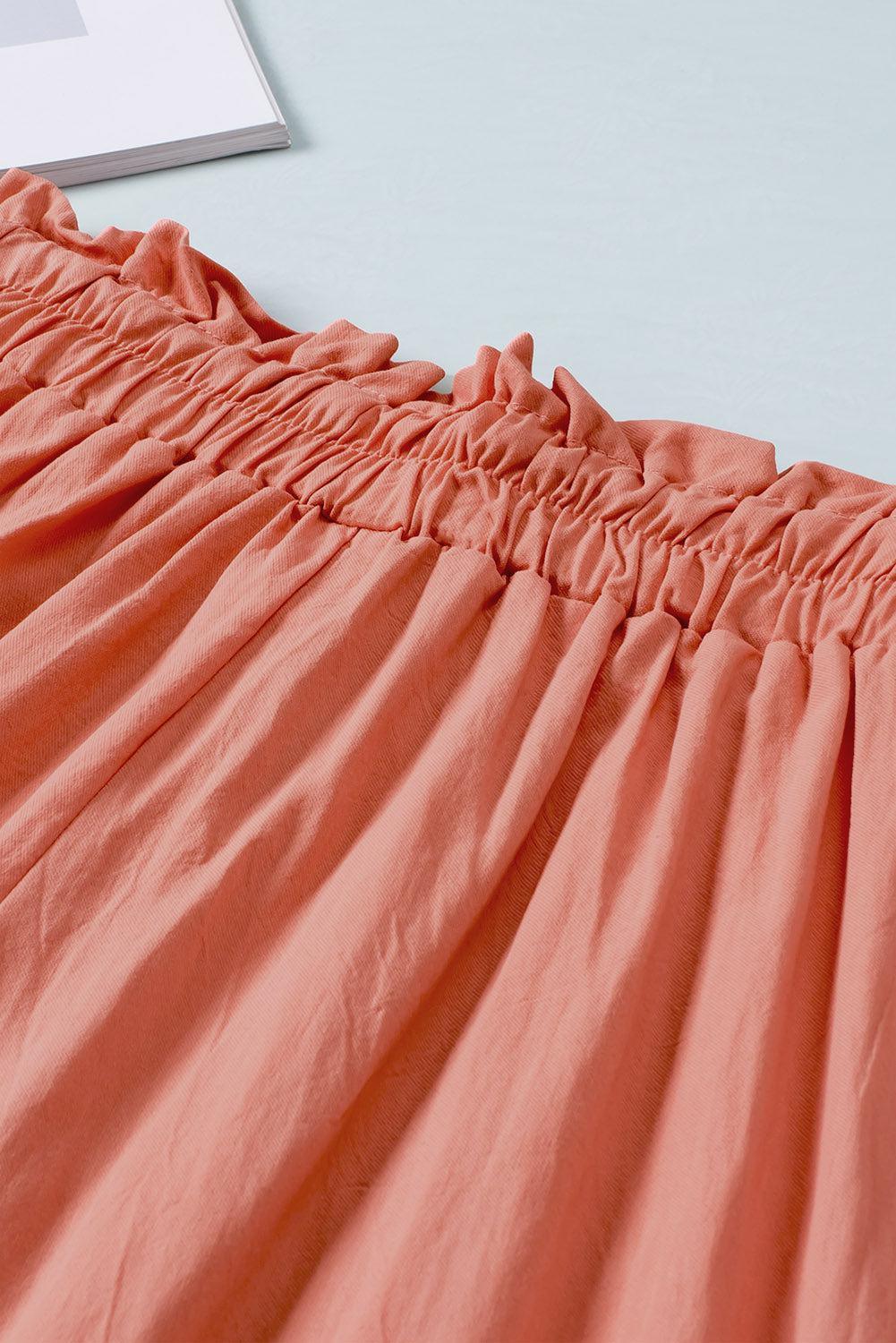 a close up of a bed skirt on a bed