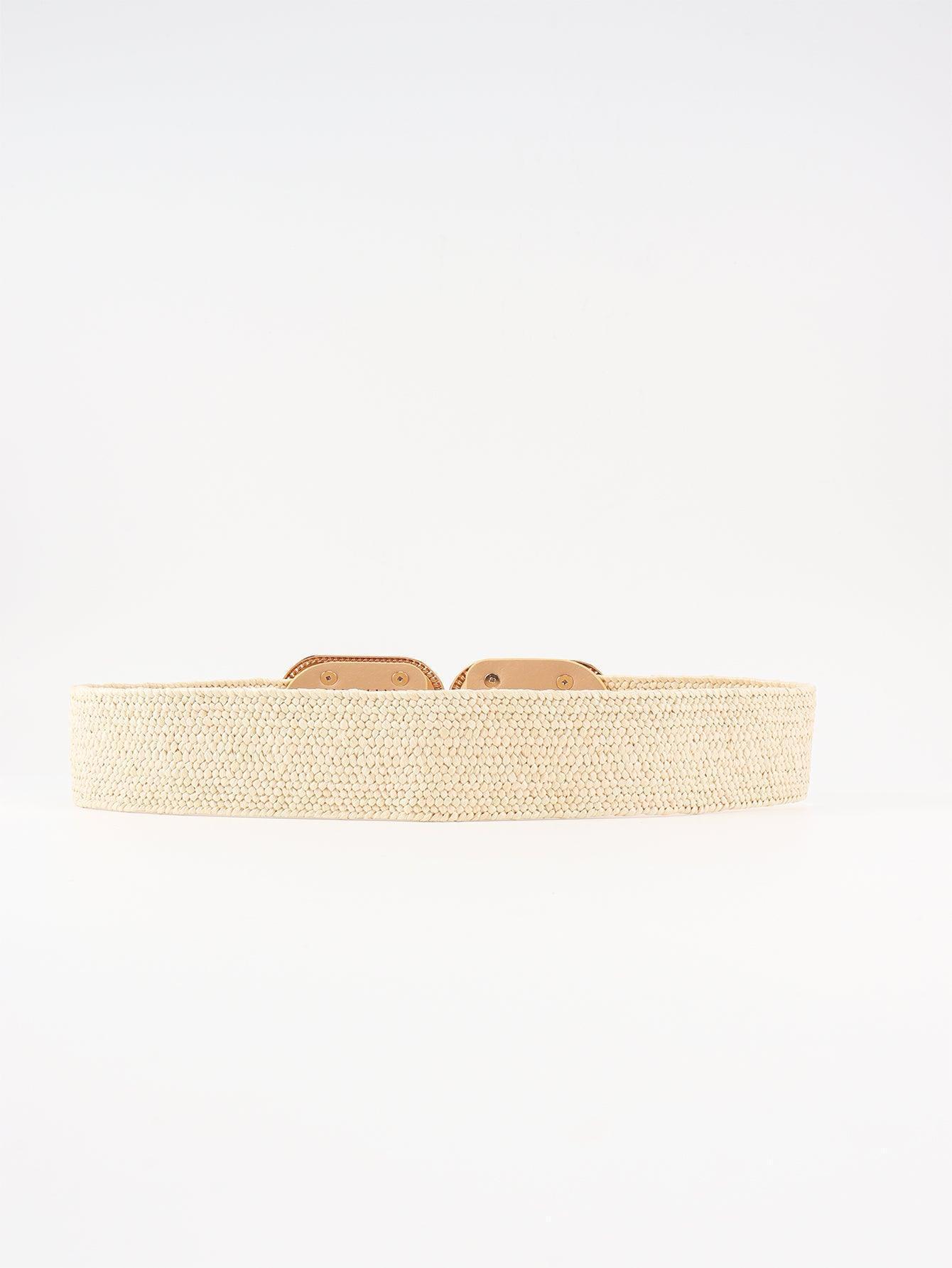 Dream Day Wide Braided Stretch Waist Belt - MXSTUDIO.COM