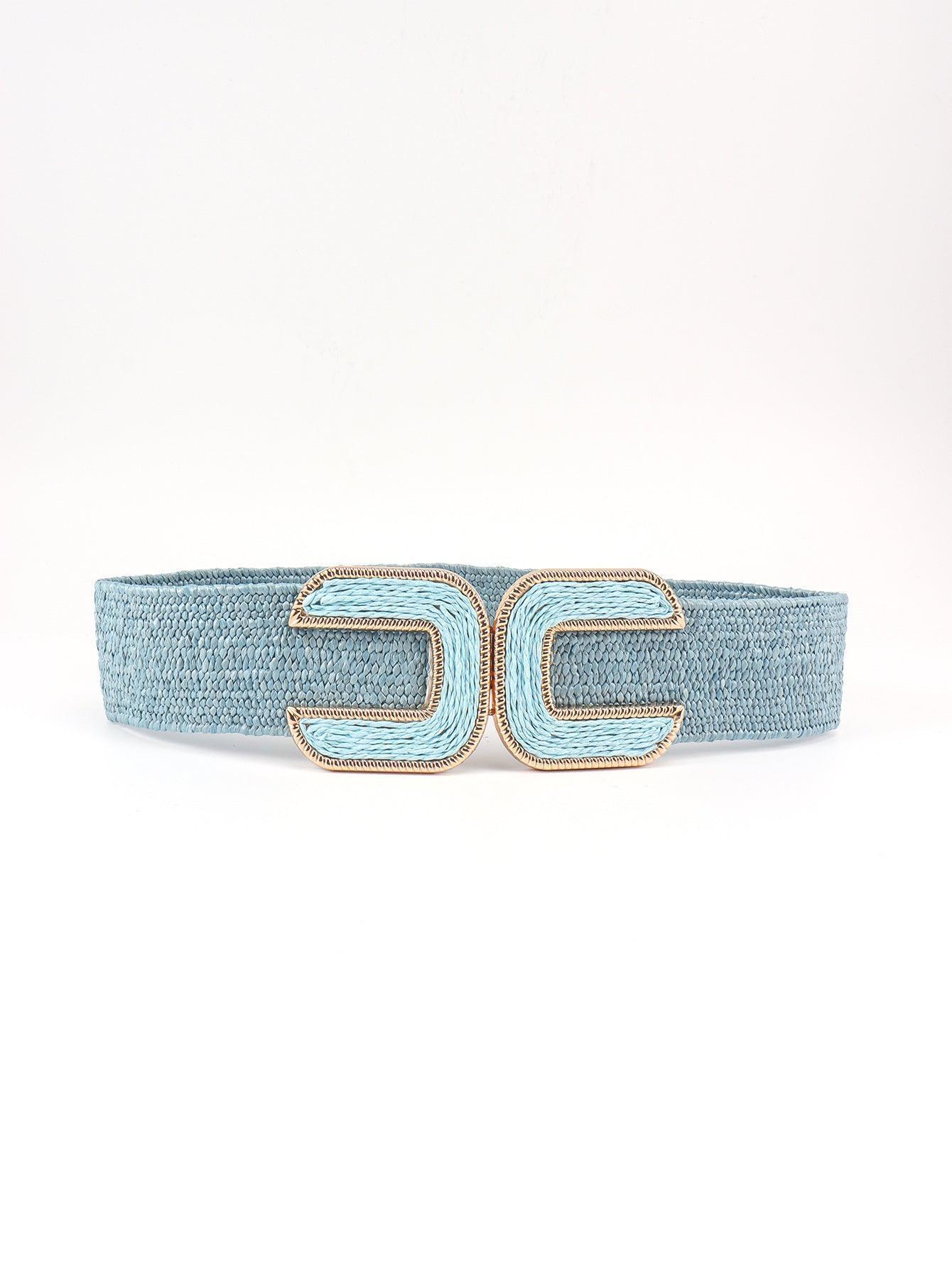 Dream Day Wide Braided Stretch Waist Belt - MXSTUDIO.COM