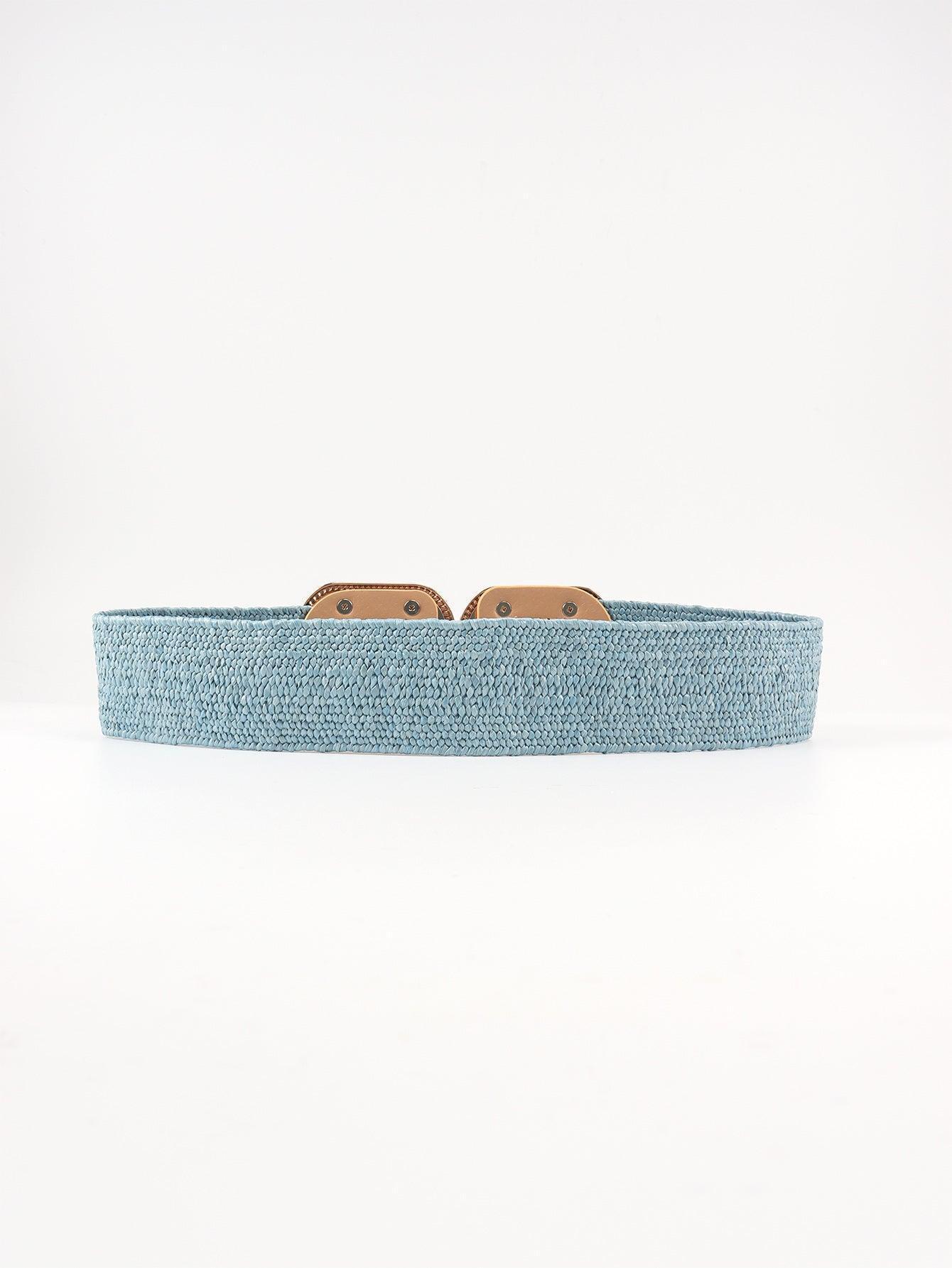 Dream Day Wide Braided Stretch Waist Belt - MXSTUDIO.COM