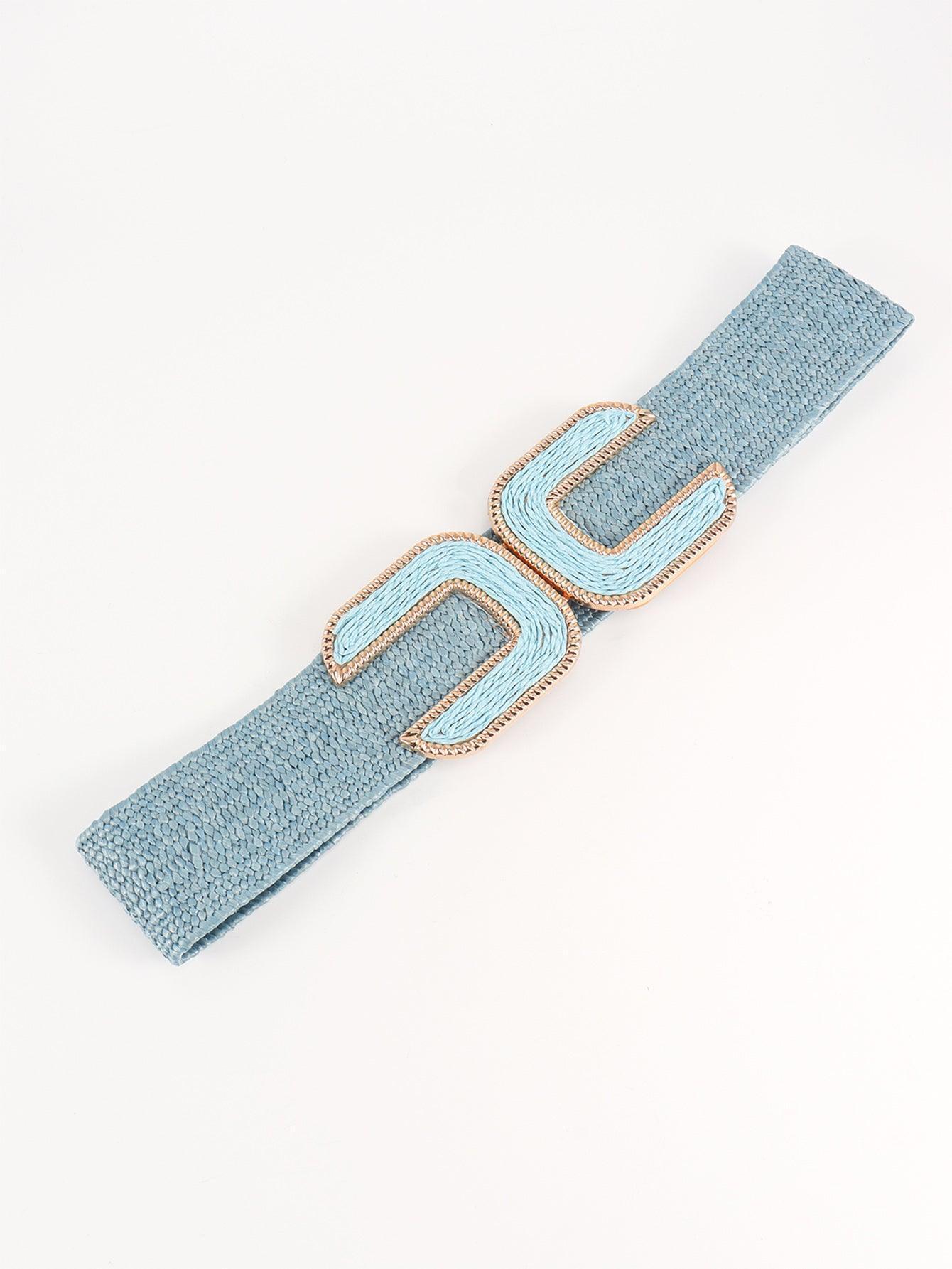 Dream Day Wide Braided Stretch Waist Belt - MXSTUDIO.COM