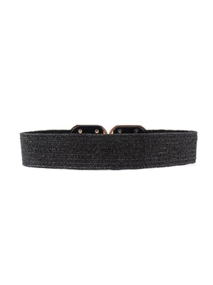 Dream Day Wide Braided Stretch Waist Belt - MXSTUDIO.COM