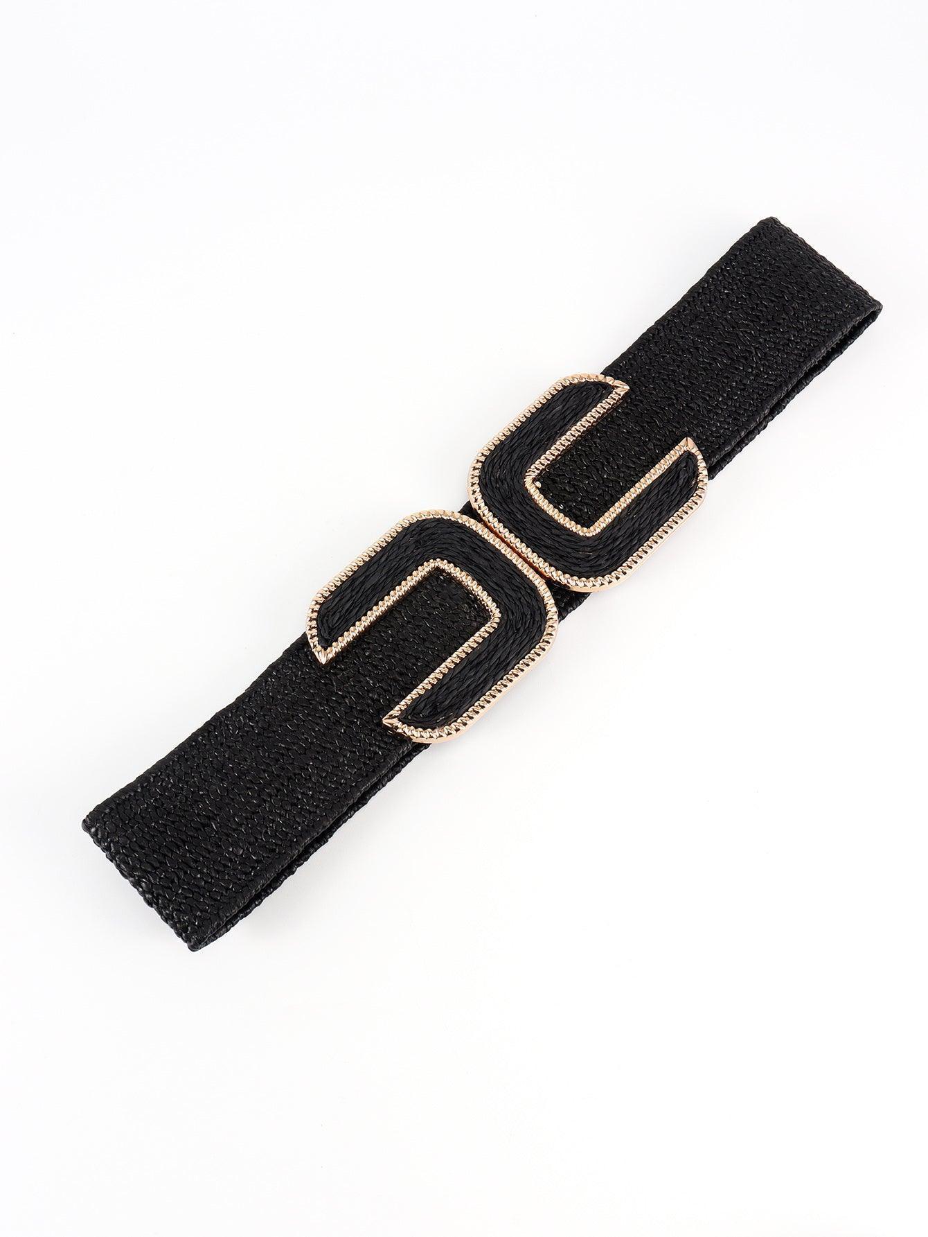 Dream Day Wide Braided Stretch Waist Belt - MXSTUDIO.COM