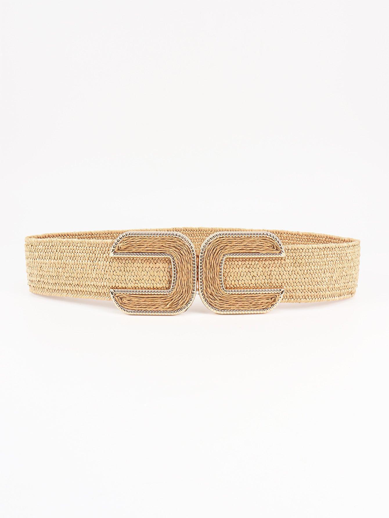 Dream Day Wide Braided Stretch Waist Belt - MXSTUDIO.COM