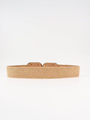 Dream Day Wide Braided Stretch Waist Belt - MXSTUDIO.COM