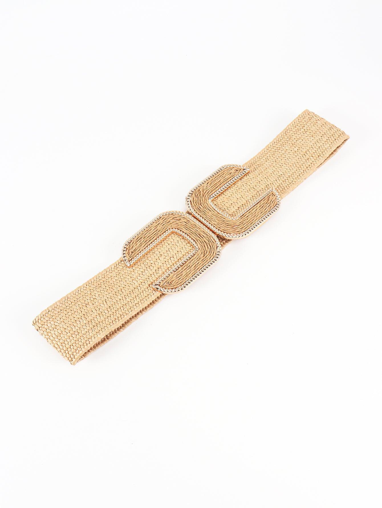 Dream Day Wide Braided Stretch Waist Belt - MXSTUDIO.COM