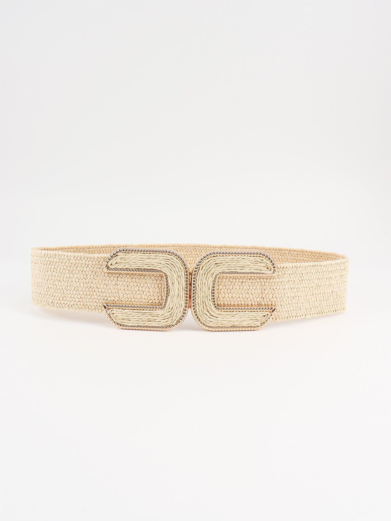 Dream Day Wide Braided Stretch Waist Belt - MXSTUDIO.COM