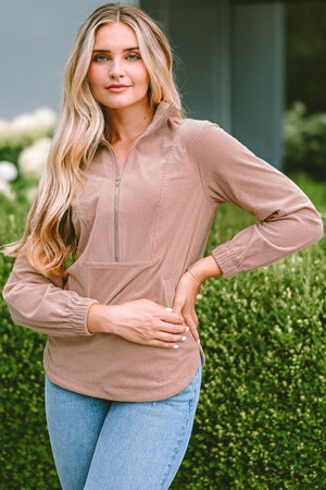 Dynamically Sweet Half Zip Sweatshirt - MXSTUDIO.COM