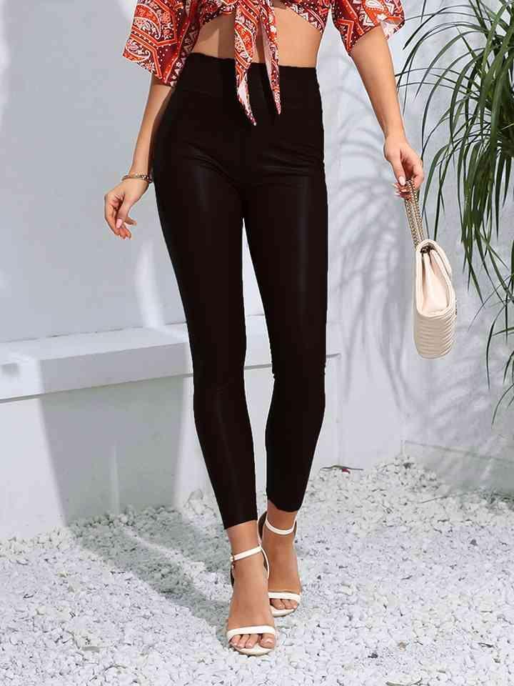 Elite Fashionista Faux Leather Skinny Pants - MXSTUDIO.COM