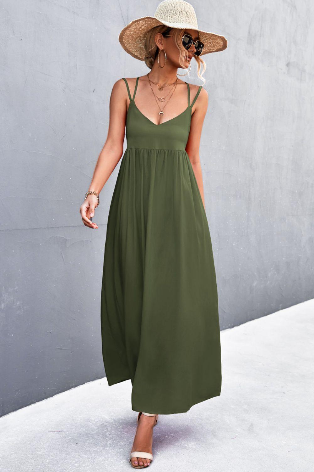 Embrace Imperfections Plunge Maxi Dress - MXSTUDIO.COM