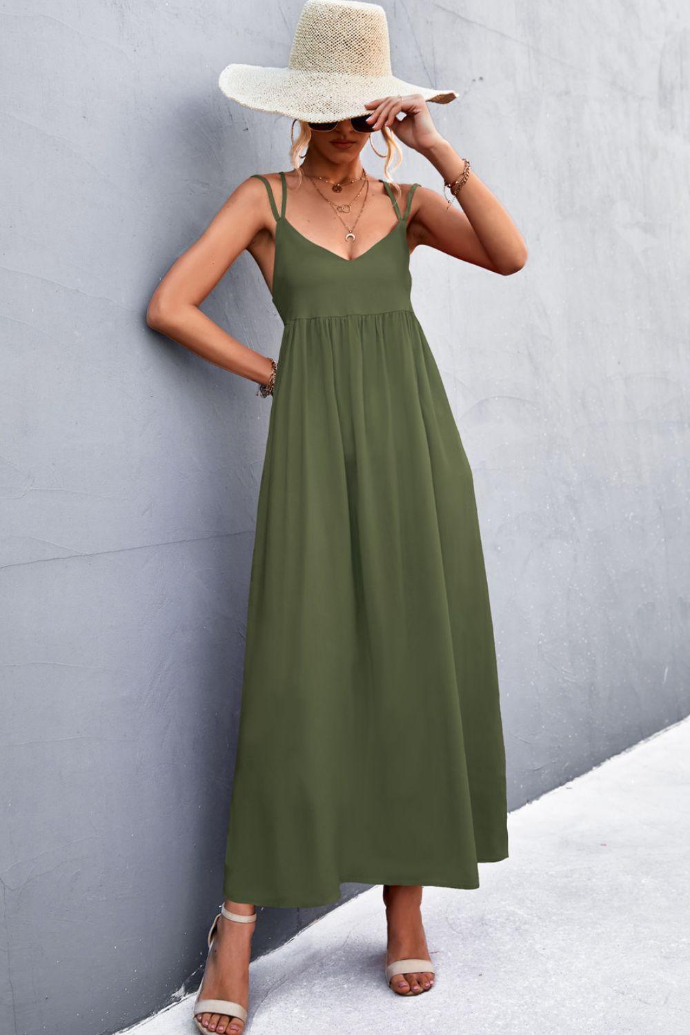 Embrace Imperfections Plunge Maxi Dress - MXSTUDIO.COM