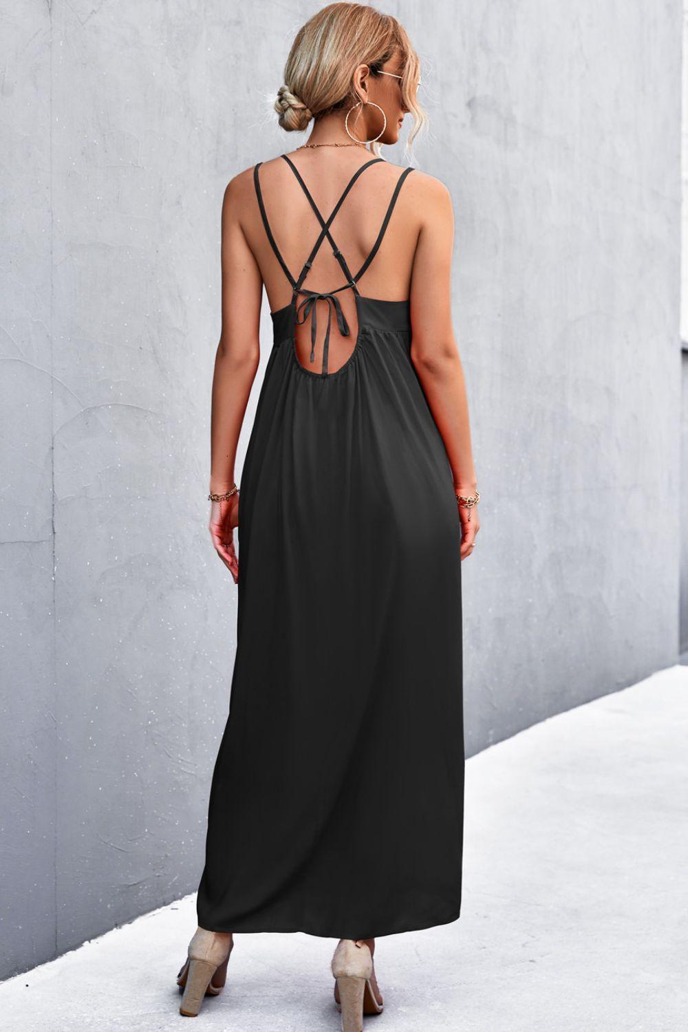 Embrace Imperfections Plunge Maxi Dress - MXSTUDIO.COM