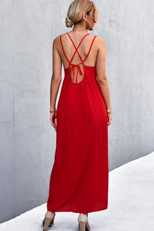 Embrace Imperfections Plunge Maxi Dress - MXSTUDIO.COM