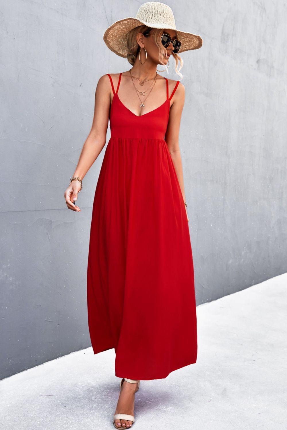 Embrace Imperfections Plunge Maxi Dress - MXSTUDIO.COM