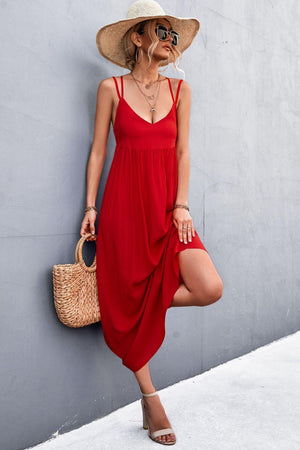 Embrace Imperfections Plunge Maxi Dress - MXSTUDIO.COM