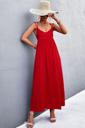 Embrace Imperfections Plunge Maxi Dress - MXSTUDIO.COM