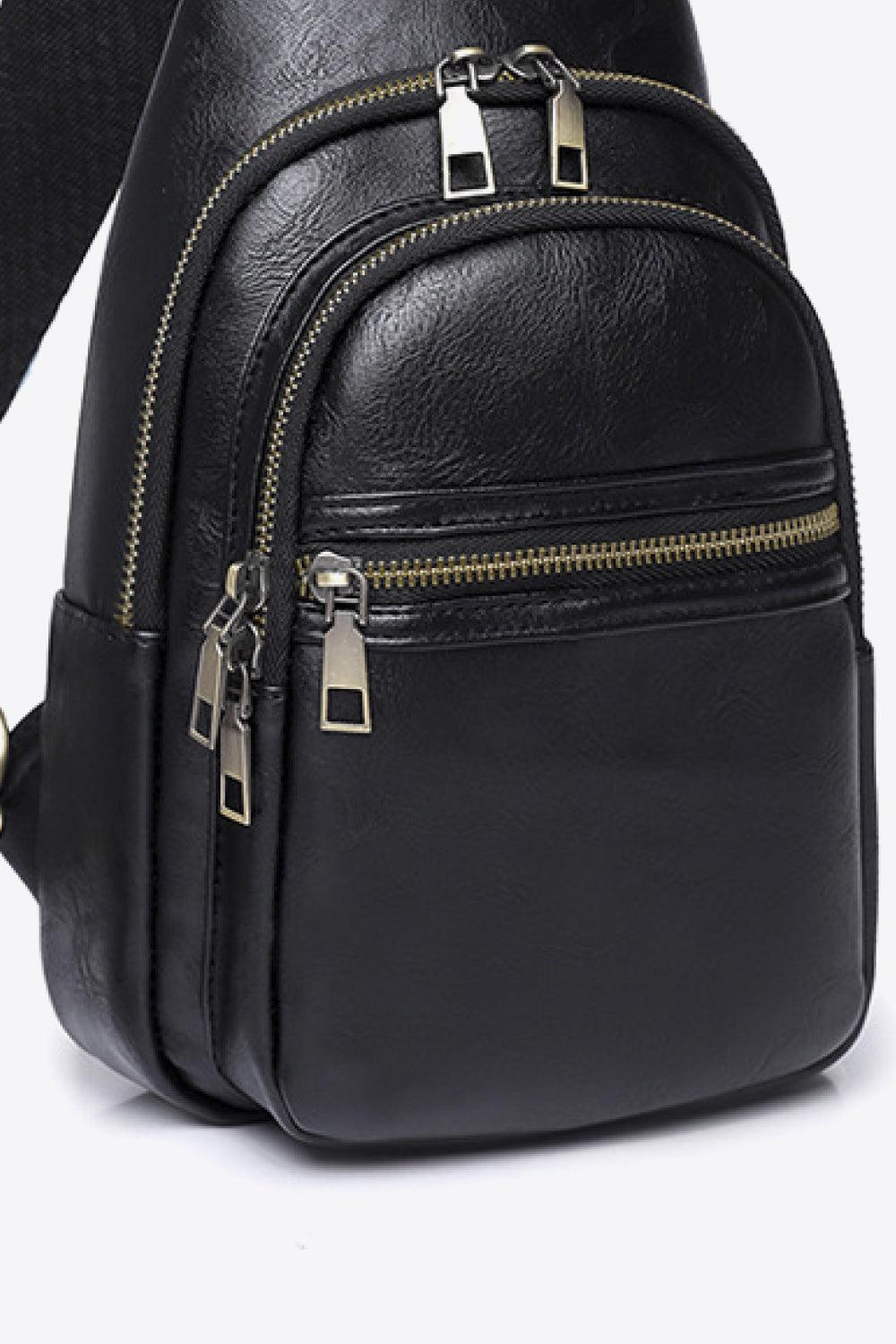 Embrace The Moment PU Leather Sling Bag - MXSTUDIO.COM