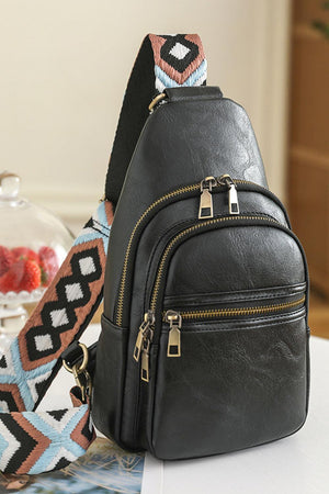 Embrace The Moment PU Leather Sling Bag - MXSTUDIO.COM