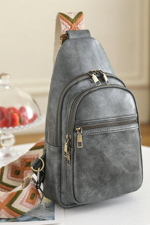 Embrace The Moment PU Leather Sling Bag - MXSTUDIO.COM