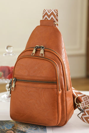 Embrace The Moment PU Leather Sling Bag - MXSTUDIO.COM