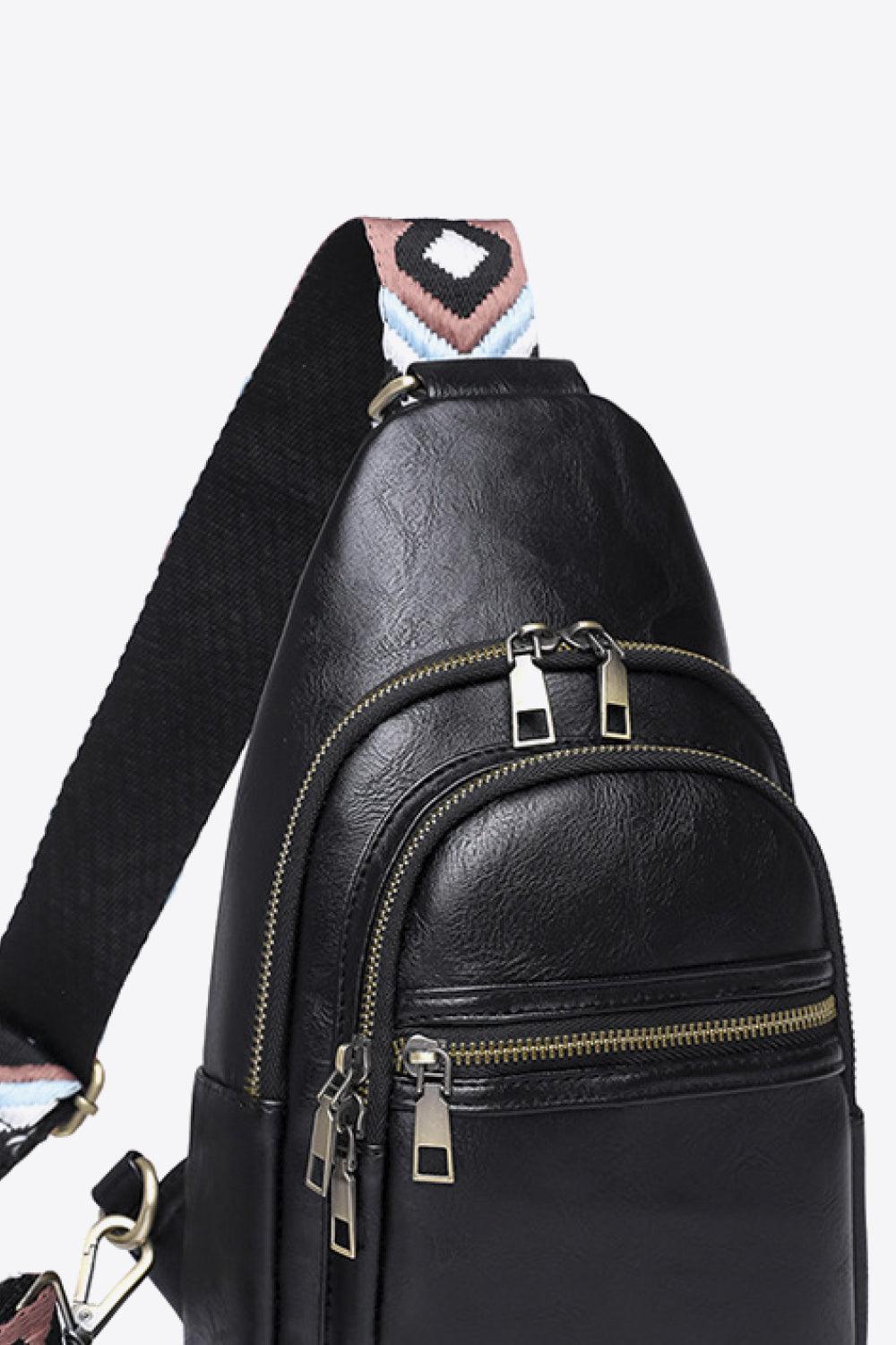 Embrace The Moment PU Leather Sling Bag - MXSTUDIO.COM