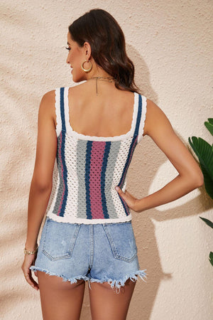 Embracing Summer Knit Tank Top - MXSTUDIO.COM