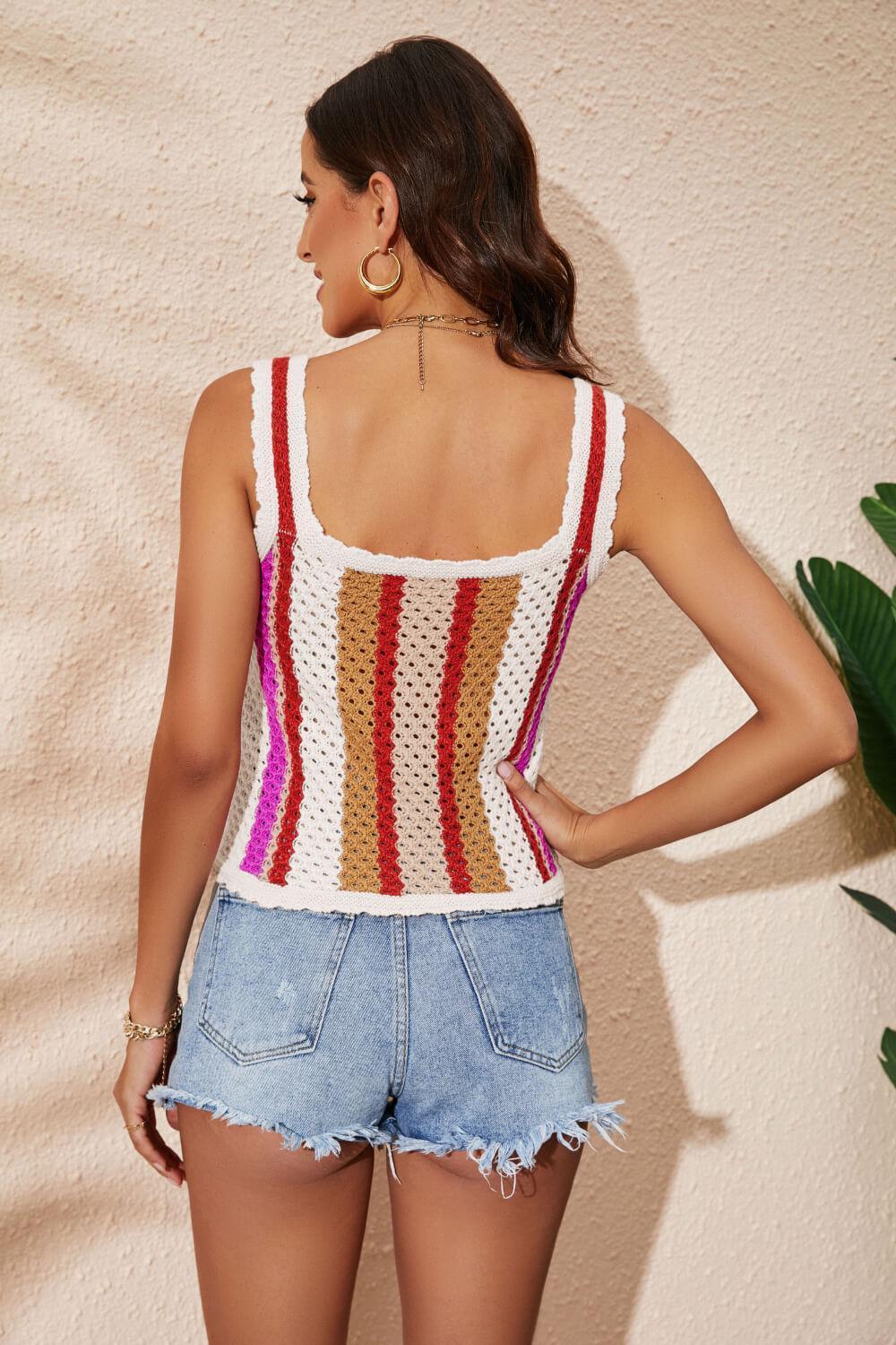 Embracing Summer Knit Tank Top - MXSTUDIO.COM