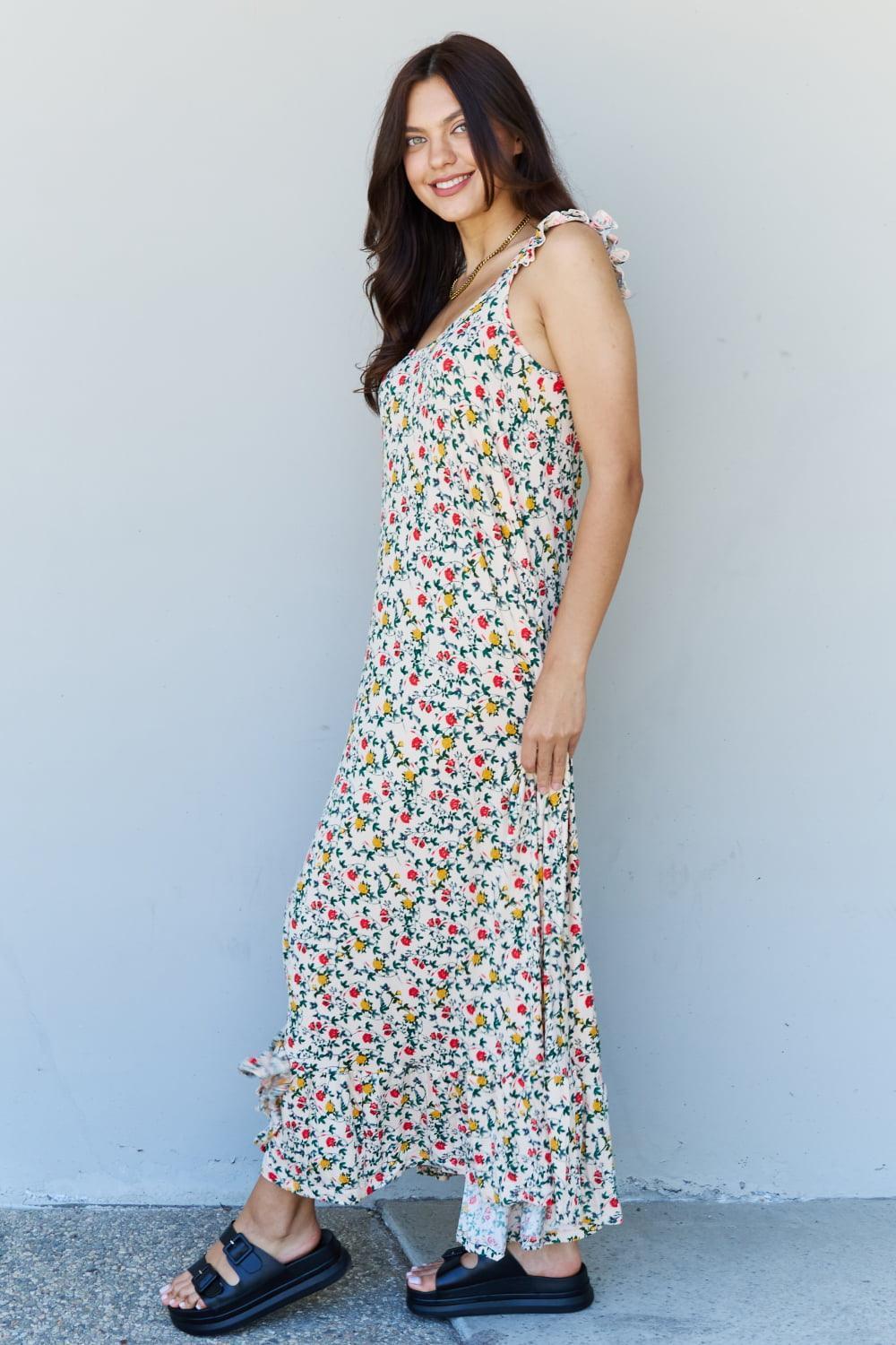 Eminently Wearable Floral Sleeveless Maxi Dress - MXSTUDIO.COM