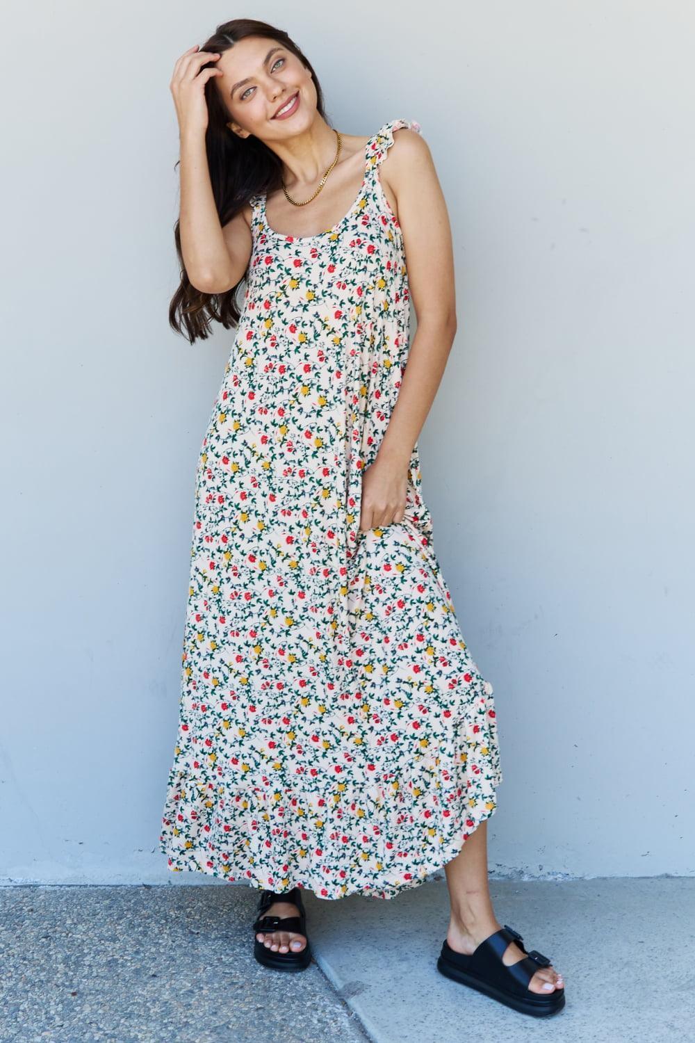 Eminently Wearable Floral Sleeveless Maxi Dress - MXSTUDIO.COM