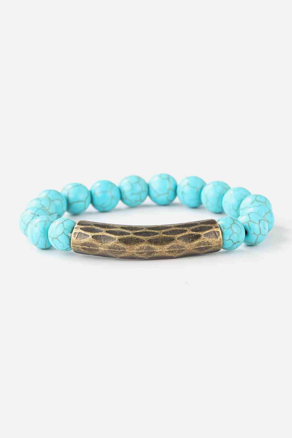 Emotion Emphasis Beaded Natural Stone Bracelet-MXSTUDIO.COM