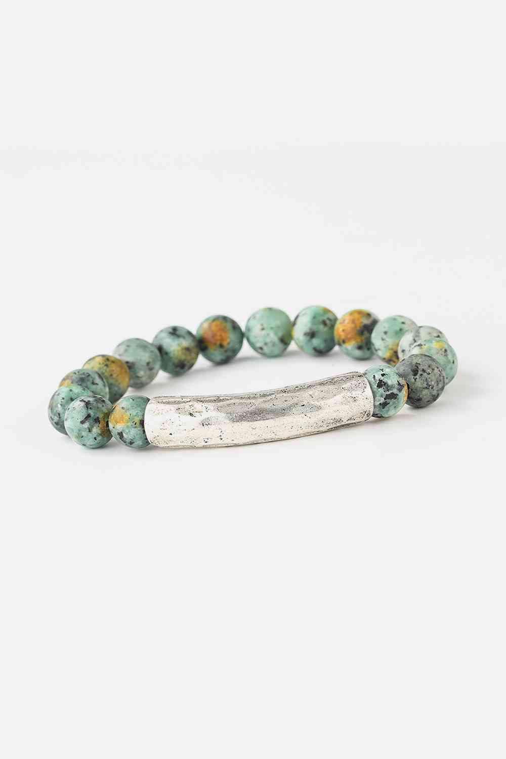 Emotion Emphasis Beaded Natural Stone Bracelet-MXSTUDIO.COM