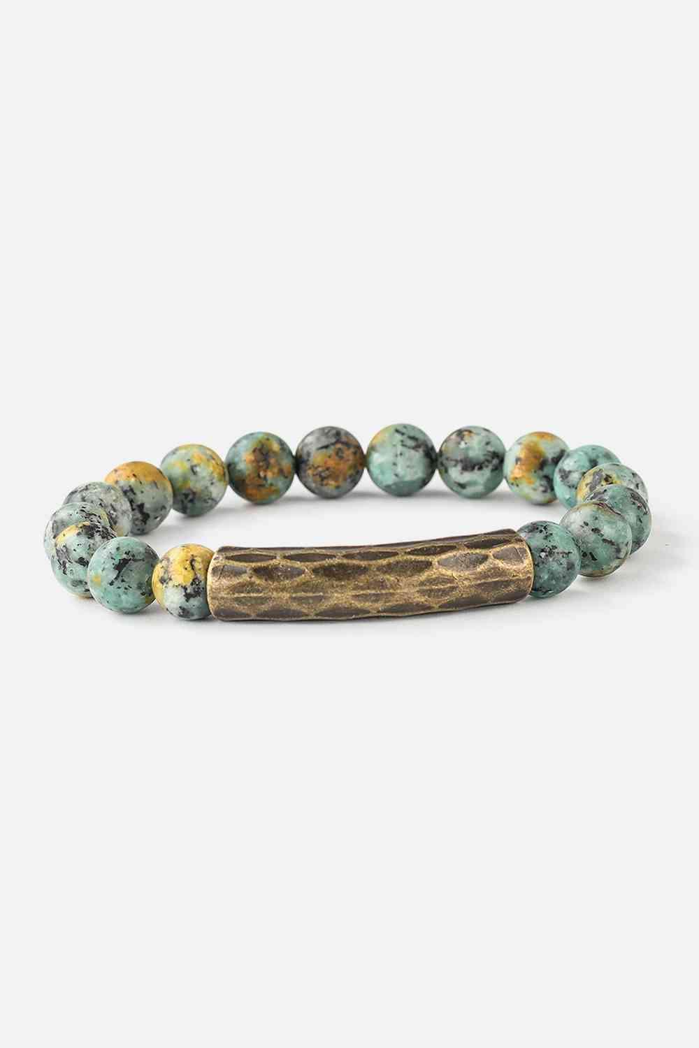 Emotion Emphasis Beaded Natural Stone Bracelet-MXSTUDIO.COM