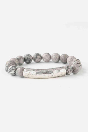 Emotion Emphasis Beaded Natural Stone Bracelet-MXSTUDIO.COM