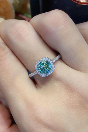 Encrusted 3 Carat Moissanite Platinum-Plated Ring - MXSTUDIO.COM