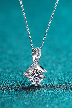 Endless Glam 1 Carat Moissanite Necklace Womens - MXSTUDIO.COM