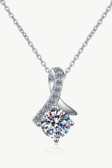 Endless Glam 1 Carat Moissanite Necklace Womens - MXSTUDIO.COM