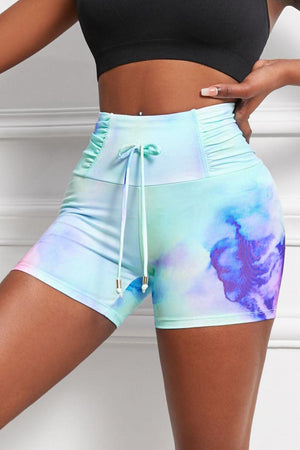 Enduring Performance Tie-Dye Sports Shorts - MXSTUDIO.COM