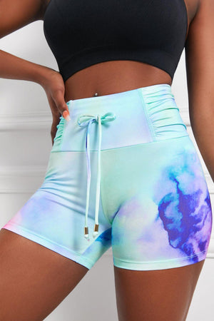 Enduring Performance Tie-Dye Sports Shorts - MXSTUDIO.COM