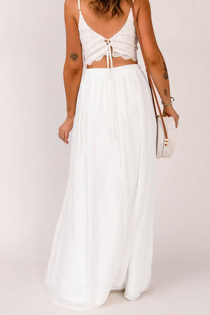 Enthralling Split Maxi Skirt - MXSTUDIO.COM