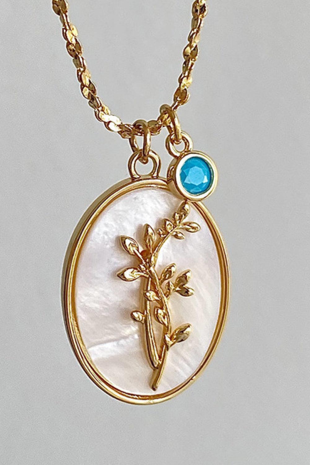 Enthusiastic Flower Shell Pendant Copper Necklace - MXSTUDIO.COM