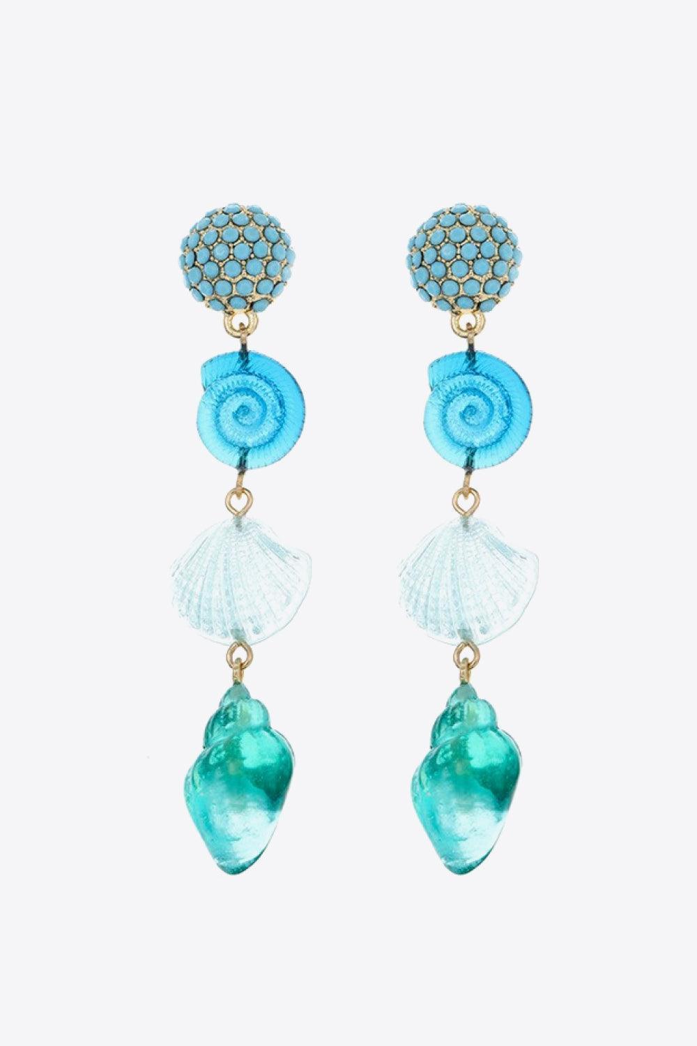 Establish Yourself Pastel Blue Drop Earrings - MXSTUDIO.COM