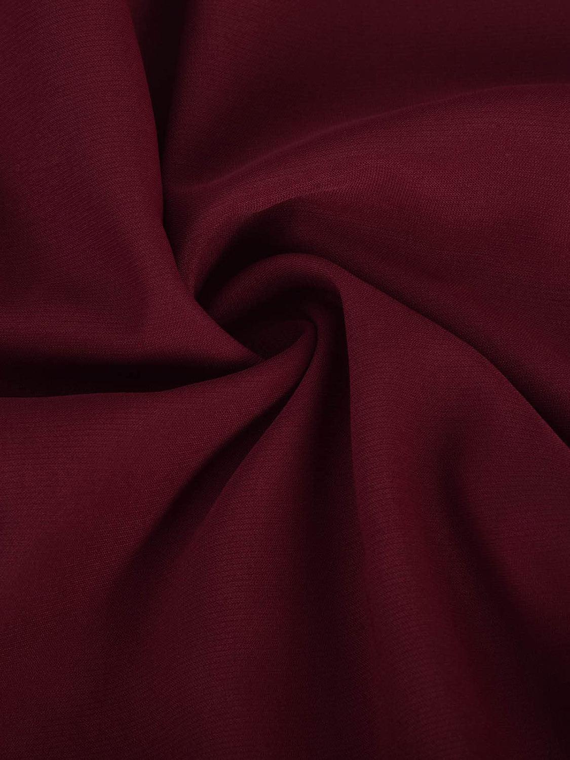 a close up of a red fabric